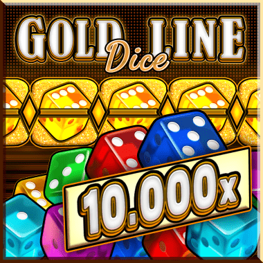 Gold Line Dice